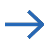 Arrow Icon - blue